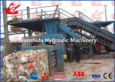 Máquina hidráulica da prensa de empacotamento da prensa da papelada do controle do PLC de Mitsubishi de 125 toneladas