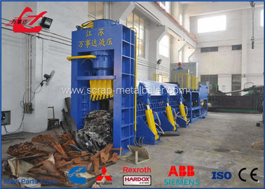 qualidade  Customized Waste Car Metal Shear Baler For Waste Car Recycling Yards 5000mm Length Press Chamber fábrica