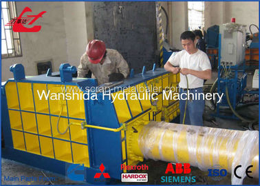 comprar Prensas de alumínio Waste automáticas completas da sucata das tubulações de aço do PLC 250x250mm online manufacture