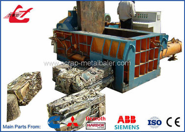 qualidade  PLC Automatic Control Aluminum Can Compactor Machine , Scrap Steel Baler Machines 6500KG fábrica