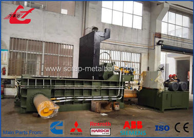 Compactador de sucata de metal WANSHIDA 250Ton Perfis de alumínio Enfardadeira Prensa Máquina Controle por válvula manual