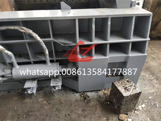 Máquina enfardadeira hidráulica para sucata metálica de 200 toneladas com controle PLC