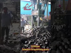 Máquina de prensagem para briqueteamento de sucata WANSHIDA para lascas de metal/alumínio/cobre/latão/serra de ferro fundido