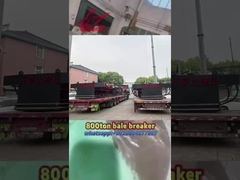 Vídeo de ensaio do quebra-frescos de 800 toneladas