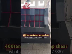 Tipo de recipiente automático de cisalhamento de sucata de metal de 400 toneladas