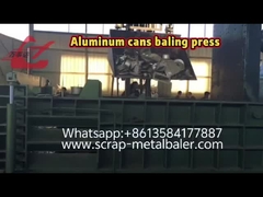 Alta densidade Frente para fora de latas de alumínio de pressão de balão máquina de balão de sucata de metal