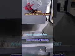 WANSHIDA 1250 toneladas Máquina de prensagem de alumínio/cobre/metal/chips de ferro fundido para briquetear serragem