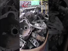 PSJ-1250 Resíduo de sucata Engenheiro concha Triturador compactador motor diesel fonte de alimentação