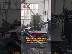 WANSHIDA Compactor de empilhadeira hidráulica de resíduos metálicos Tipo de saída controle automático PLC