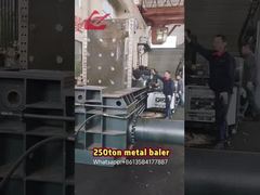 Prensa enfardadeira hidráulica WANSHIDA de 250 toneladas para sucata metálica para prensagem de sucata metálica pesada HMS
